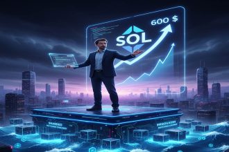 Solana (SOL) is consolidating above $190, with analysts projecting a long-term technical target of $600.