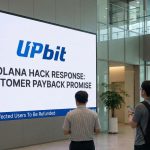 Upbit promises to reimburse customers after solana hack; attack exposes security risks and revives regulatory debate.