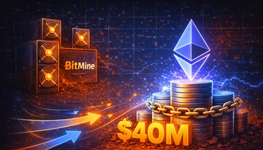 BitMine Doubles Down on Ethereum With $40M Accumulation