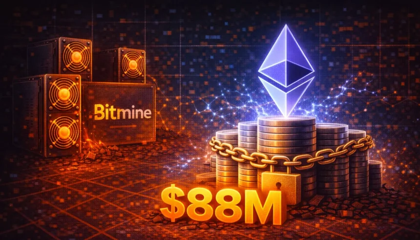 Ethereum Institutional Accumulation Continues: Bitmine Buys $88M Worth of ETH